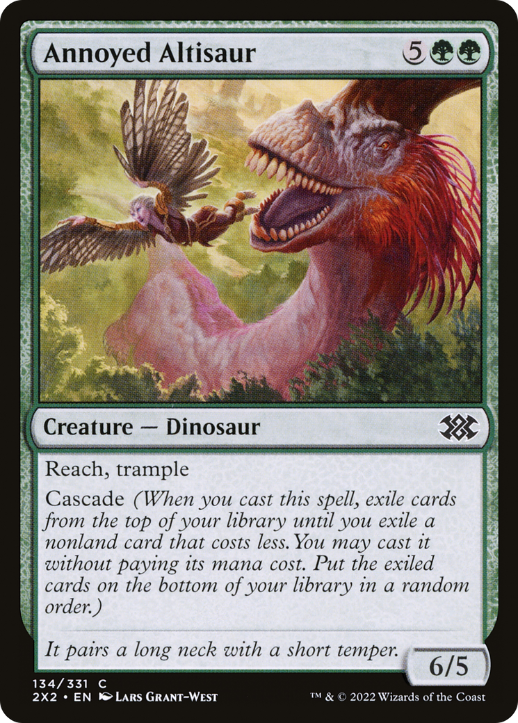 Annoyed Altisaur (2X2-134) - [Double Masters 2022] Foil