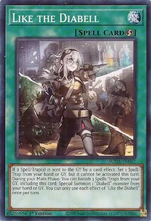 Like the Diabell (SUDA-EN057) - Supreme Darkness 1st Edition