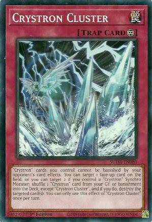 Crystron Cluster (SUDA-EN080) - Supreme Darkness 1st Edition