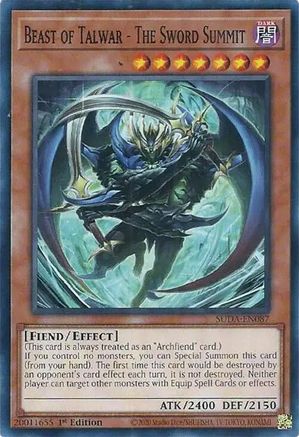 Beast of Talwar - The Sword Summit (SUDA-EN087) - Supreme Darkness 1st Edition