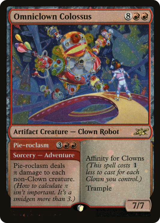Omniclown Colossus // Pie-roclasm (UNF-402) - [Unfinity] Foil