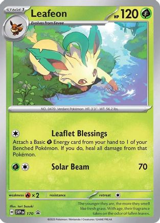 Leafeon - 170 (Cosmos Holo) 170 - [SV Scarlet & Violet Promo Cards] Holofoil