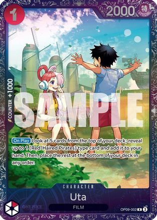 Uta (Treasure Cup 2025) (OP09-002) - One Piece Promotion Cards