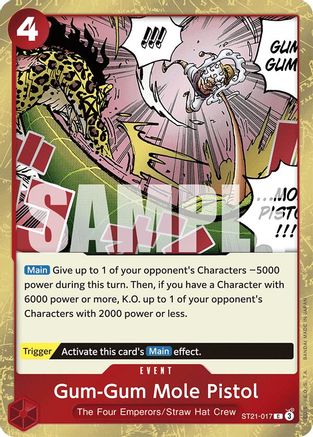 Gum-Gum Mole Pistol (ST21-017) - Starter Deck EX: Gear 5