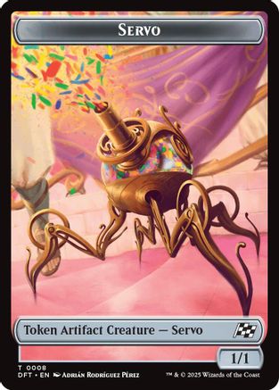 Servo // Thopter (0009) Double-Sided Token (DFT-8 // 9) - [Aetherdrift]
