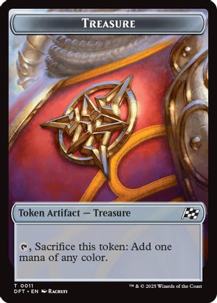 Treasure // Pilot Double-Sided Token (DFT-11 // 1) - [Aetherdrift]