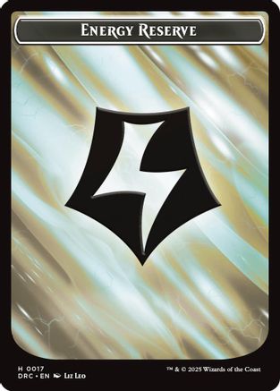 Energy Reserve // Energy Reserve Double-Sided Token (DRC-017) - [Commander: Aetherdrift]