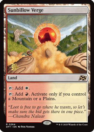 Sunbillow Verge (PRE-264) - [Prerelease Cards] Foil