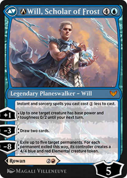 A-Rowan, Scholar of Sparks // A-Will, Scholar of Frost (STX-A-156) - [Strixhaven: School of Mages]