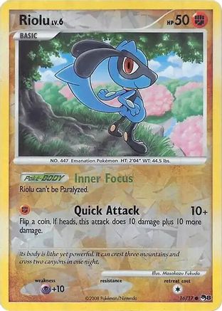 Riolu (Cracked Ice Holo) (16) [Miscellaneous Cards & Products] Holofoil