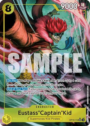 Eustass"Captain"Kid (112) (Parallel) (OP10-112) - Royal Blood