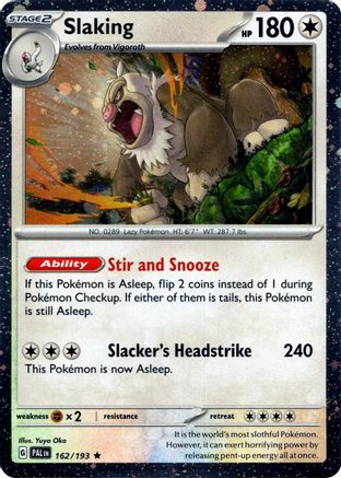 Slaking (Cosmos Holo) 162 - [Miscellaneous Cards & Products] Holofoil