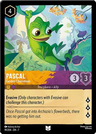 Pascal - Garden Chameleon (19/204) Cold Foil - Archazias Island