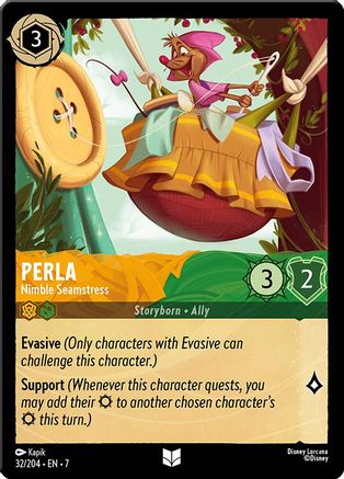 Perla - Nimble Seamstress (32/204) Cold Foil - Archazias Island