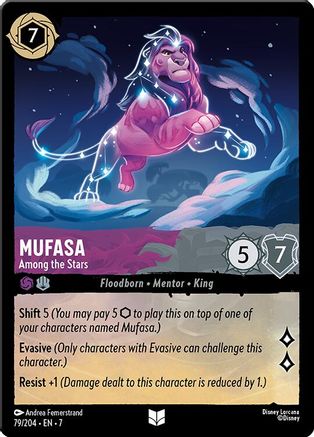 Mufasa - Among the Stars (79/204) Cold Foil - Archazias Island
