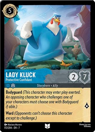 Lady Kluck - Protective Confidant (172/204) Cold Foil - Archazias Island