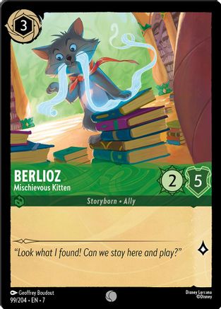 Berlioz - Mischievous Kitten (99/204) Cold Foil - Archazias Island