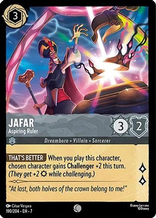 Jafar - Aspiring Ruler (190/204) Cold Foil - Archazias Island