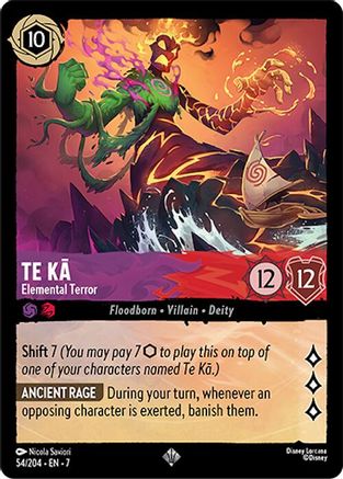 Te Ka - Elemental Terror (54/204)  - Archazias Island