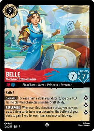 Belle - Mechanic Extraordinaire (126/204) Cold Foil - Archazias Island