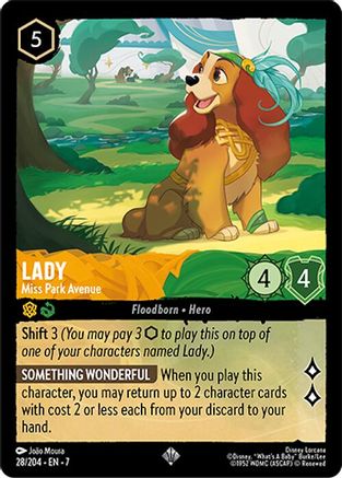 Lady - Miss Park Avenue (28/204) Cold Foil - Archazias Island