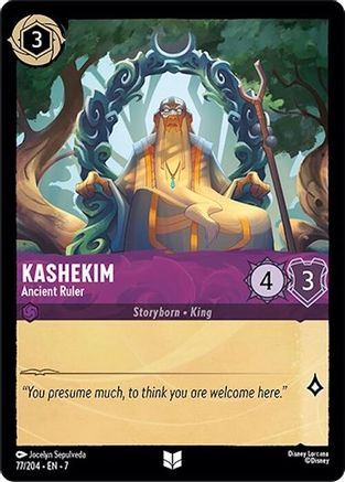 Kashekim - Ancient Ruler (77/204) Cold Foil - Archazias Island