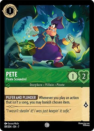 Pete - Pirate Scoundrel (89/204)  - Archazias Island