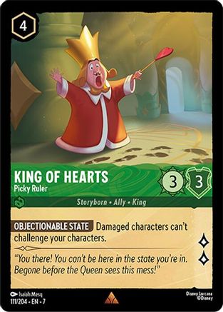 King of Hearts - Picky Ruler (111/204)  - Archazias Island