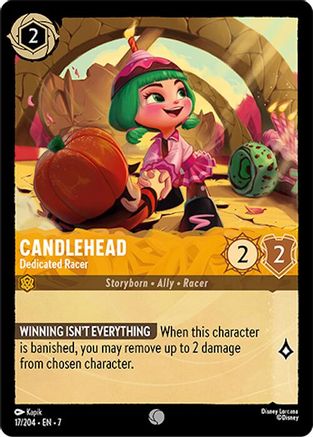 Candlehead - Dedicated Racer (17/204) Cold Foil - Archazias Island