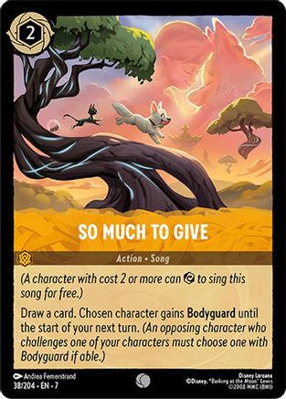 So Much to Give (38/204) Cold Foil - Archazias Island