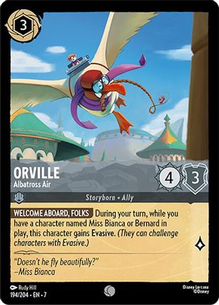 Orville - Albatross Air (194/204) Cold Foil - Archazias Island