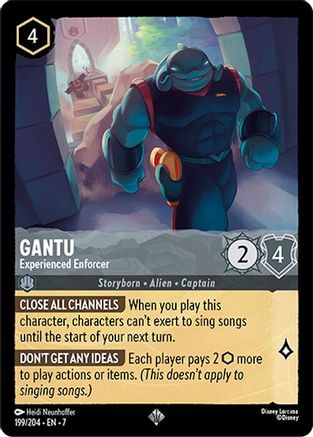 Gantu - Experienced Enforcer (199/204) Cold Foil - Archazias Island
