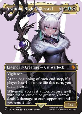 Y'shtola, Night's Blessed (Borderless) (FIC-207) - [Commander: FINAL FANTASY]