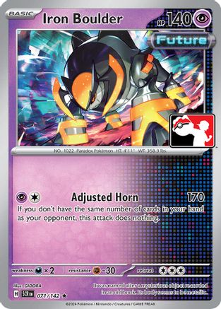 Iron Boulder 71 - [Prize Pack Series Cards] Holofoil
