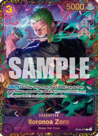 Roronoa Zoro (Championship 25-26 Regionals Season 1) (OP09-076) - One Piece Promotion Cards