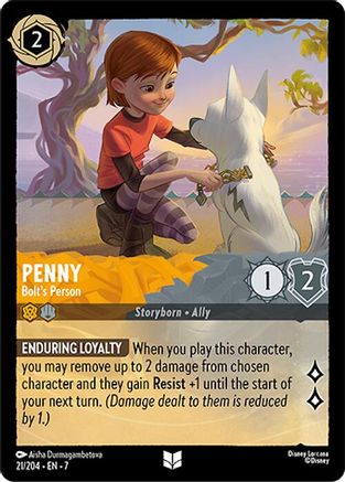 Penny - Bolt's Person (21/204) Cold Foil - Archazias Island