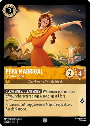 Pepa Madrigal - Sensitive Sister (37/204) Cold Foil - Archazias Island