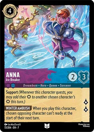 Anna - Ice Breaker (72/204) Cold Foil - Archazias Island