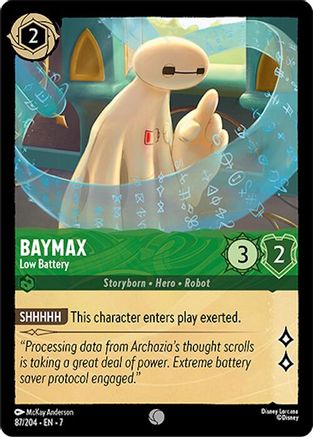 Baymax - Low Battery (87/204)  - Archazias Island