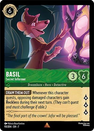 Basil - Secret Informer (93/204)  - Archazias Island