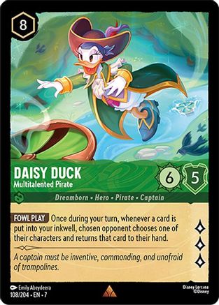 Daisy Duck - Multitalented Pirate (108/204)  - Archazias Island