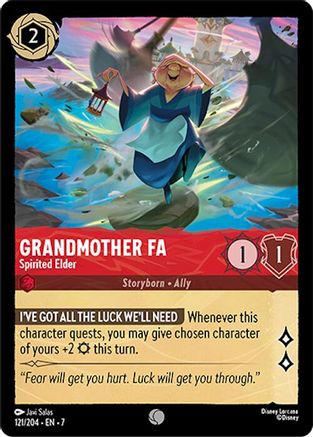 Grandmother Fa - Spirited Elder (121/204) Cold Foil - Archazias Island