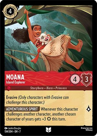 Moana - Island Explorer (134/204) Cold Foil - Archazias Island