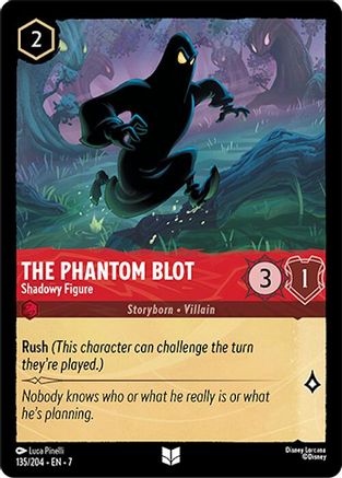 The Phantom Blot - Shadowy Figure (135/204)  - Archazias Island