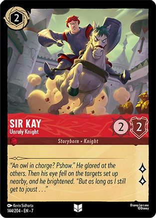 Sir Kay - Unruly Knight (144/204) Cold Foil - Archazias Island
