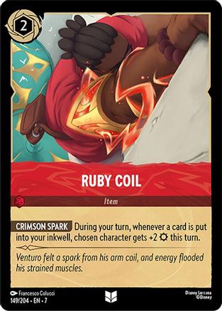 Ruby Coil (149/204) Cold Foil - Archazias Island