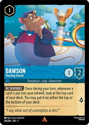 Dawson - Puzzling Sleuth (161/204) Cold Foil - Archazias Island