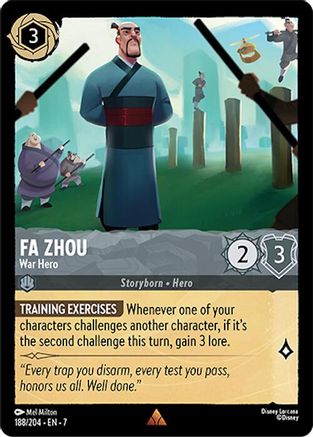 Fa Zhou - War Hero (188/204)  - Archazias Island