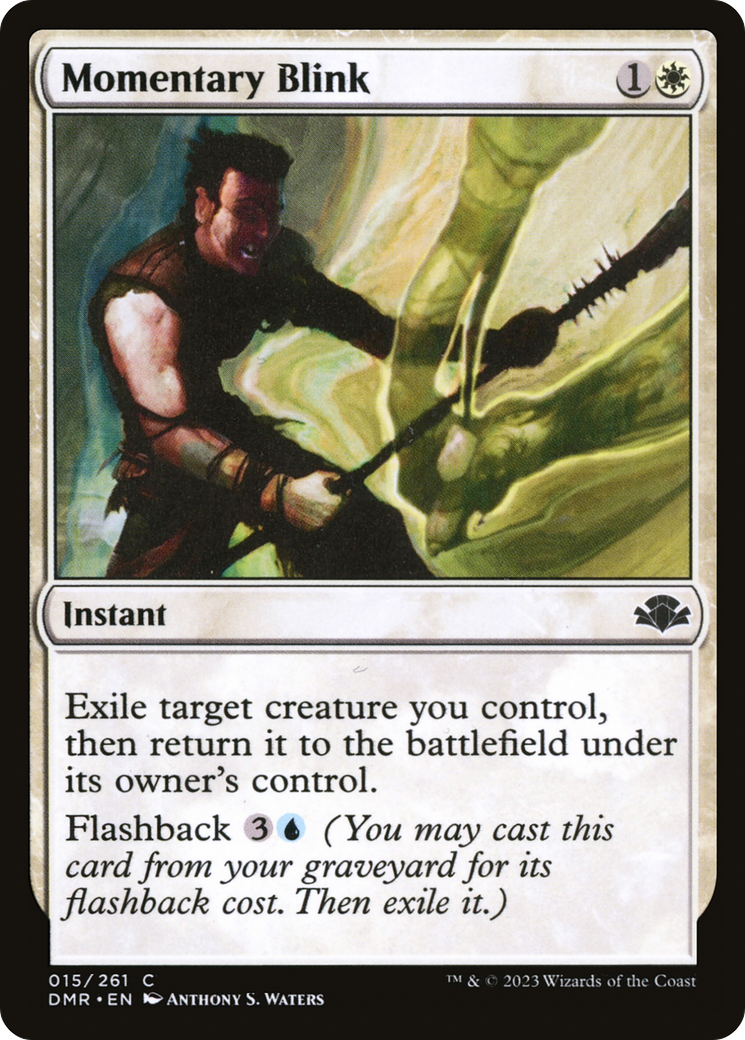 Momentary Blink (DMR-015) - [Dominaria Remastered] Foil