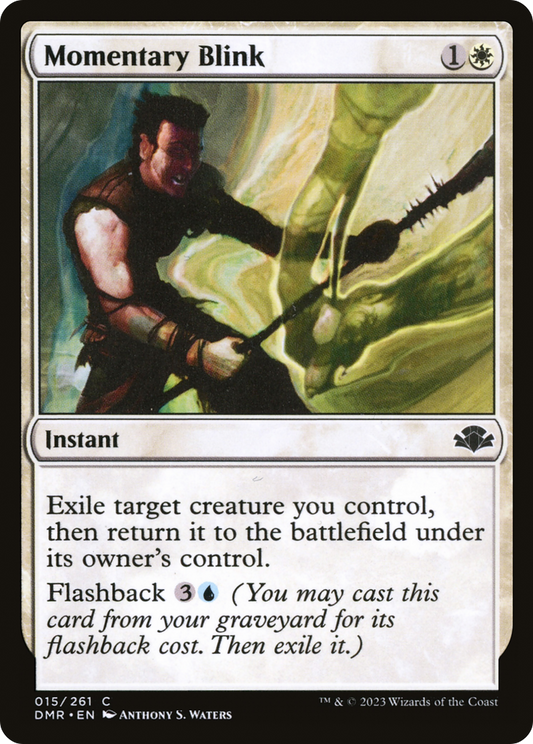 Momentary Blink (DMR-015) - [Dominaria Remastered] Foil